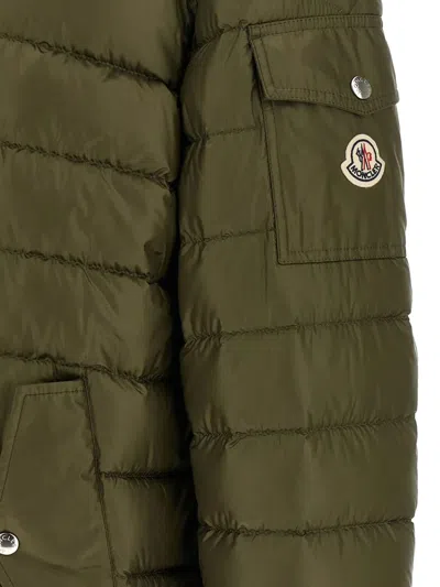 Moncler Mini Micro Ripstop Lined Coat With Adjustable Hood In Multi