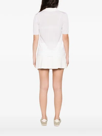 P.a.r.o.s.h Collared Polo Top In White