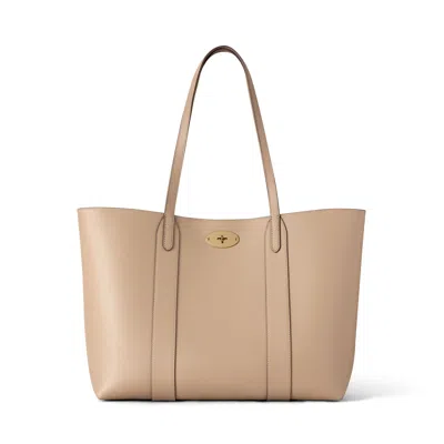 Mulberry Bayswater Tote Small Classic Grain In Neutral