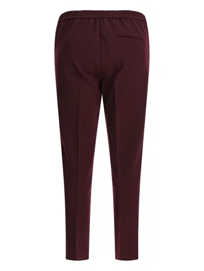 Semper Pants With Elasticized Waist In Red
