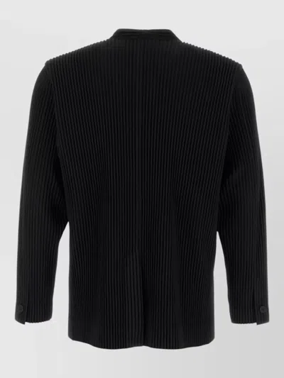 Issey Miyake Polyester Blazer In Black