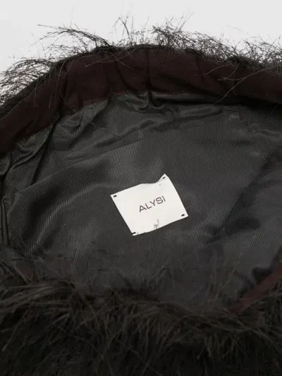 Alysi Herno Herno Quilted Polyester Microfiber Jacket With Zip In Black