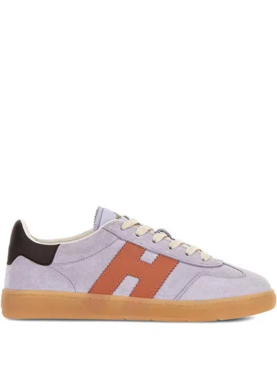 Hogan Cool Side H Patch Sneakers In Neutral