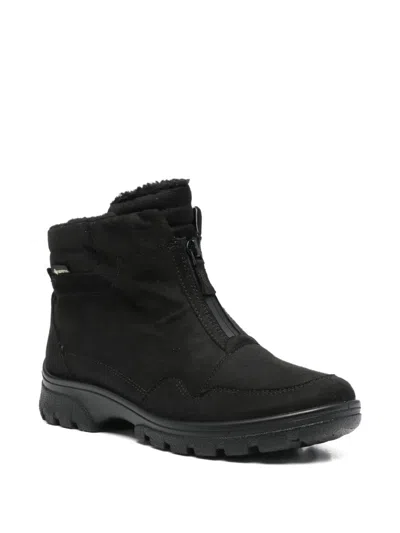 Ara Zip-up Boots In Black