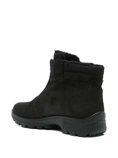 Ara Zip-up Boots In Black