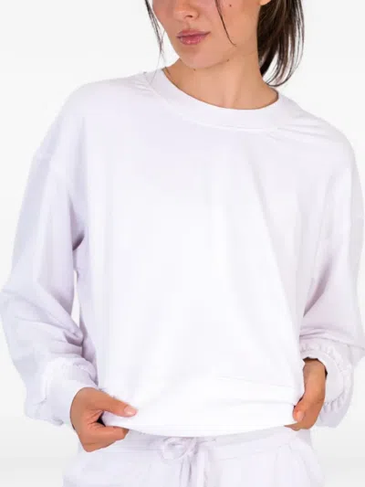 On/off Essentials The Solace Crew Neck Pullover In White