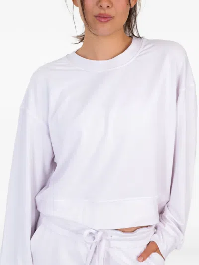 On/off Essentials The Solace Crew Neck Pullover In White