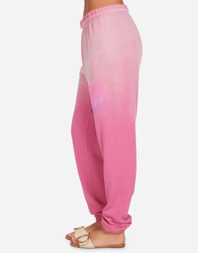 Lauren Moshi Nika Ombre Butterfly Heart In Pink