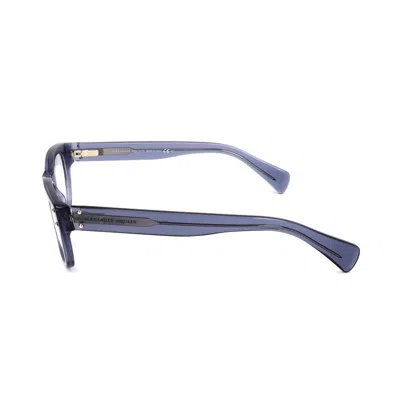 Alexander Mcqueen Blue Acetate Frames In Blue