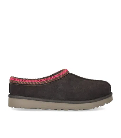 Ugg Low-profile Clog With Braid And Shearling Lining In Black