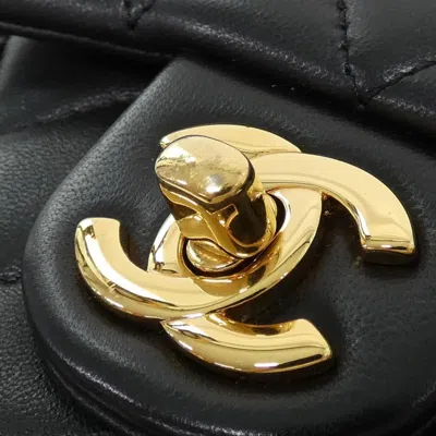 Pre-owned Chanel Black Leather Backpack ()