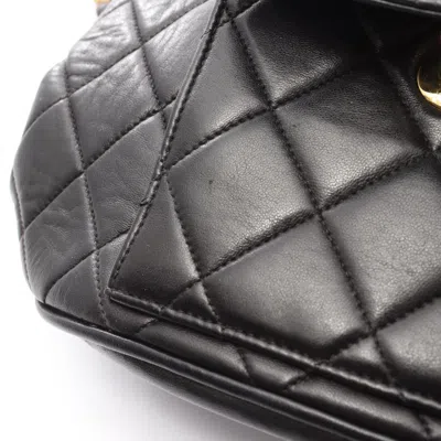 Pre-owned Chanel Black Leather Backpack ()