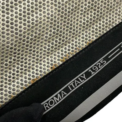 Pre-owned Fendi Black Ivory Nylon Mesh Backpack () In Multi