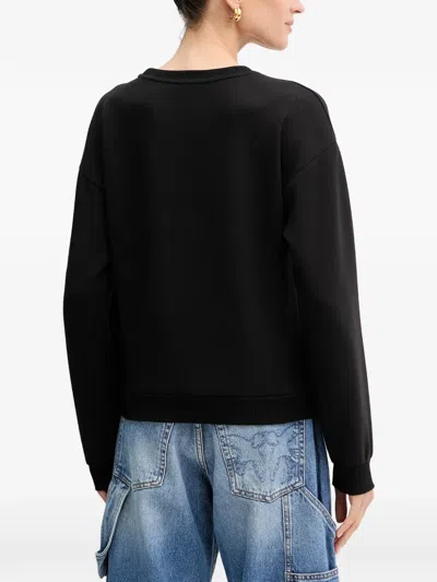 Armani Exchange Basic Crewneck Sweatshirt In Black