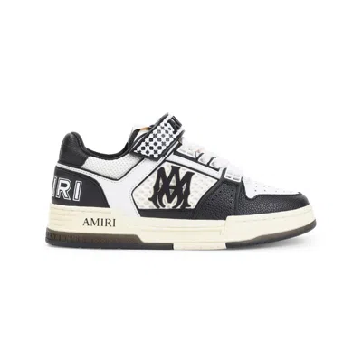 Amiri Men Two-tone Leather And Mesh Ma Skyline Sneakers In Multi