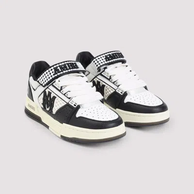 Amiri Men Two-tone Leather And Mesh Ma Skyline Sneakers In Multi
