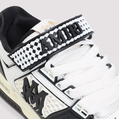 Amiri Men Two-tone Leather And Mesh Ma Skyline Sneakers In Multi