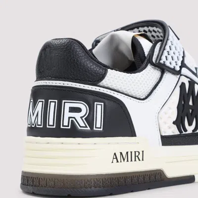 Amiri Men Two-tone Leather And Mesh Ma Skyline Sneakers In Multi