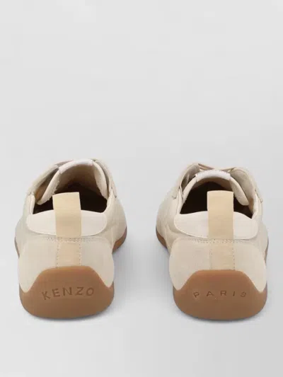 Kenzo Striker Sneaker Low Profile Pull Tab In Neutral
