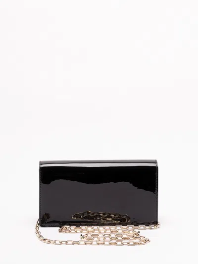 Christian Louboutin Rectangular Clutch Bag Chain Strap Metal Hardware In Multi