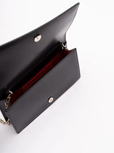 Christian Louboutin Rectangular Clutch Bag Chain Strap Metal Hardware In Multi