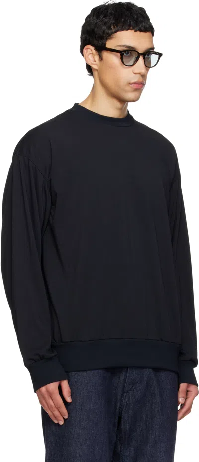 Nanamica Black Polyester Jersey L/s T-shirt In Blue