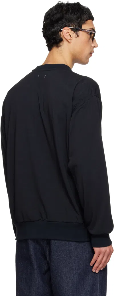 Nanamica Black Polyester Jersey L/s T-shirt In Blue