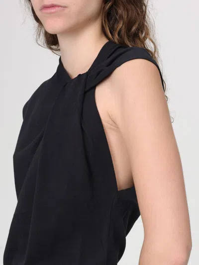 Isabel Marant Nayda Gathered Cotton Jersey T-shirt In Black
