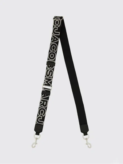 Marc Jacobs Shoulder Strap With Logo In Black