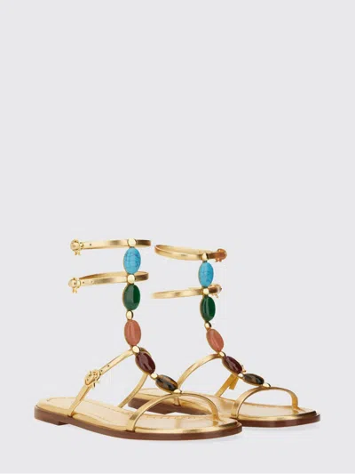 Gianvito Rossi Elegant Leather Sandal Shanti 05 For Women In Multi