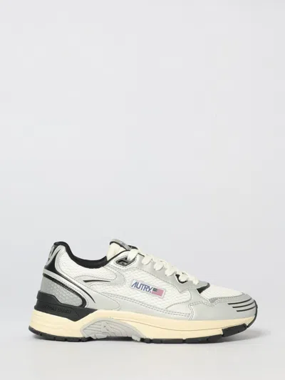 Autry Hyperway Sneaker In Mesh And Suede Sneakers Silver In Black