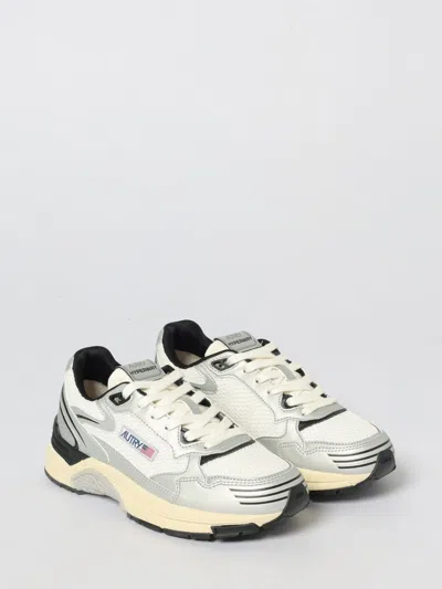 Autry Hyperway Sneaker In Mesh And Suede Sneakers Silver In Black