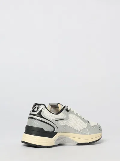 Autry Hyperway Sneaker In Mesh And Suede Sneakers Silver In Black
