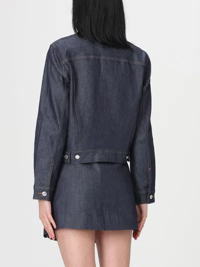 A.p.c. A. P.c. Dion Contrast-stitching Jacket In Blue