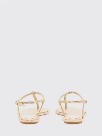 René Caovilla Diana Flip Flops Low Sandals With Crystals 10 Shoes In Grey