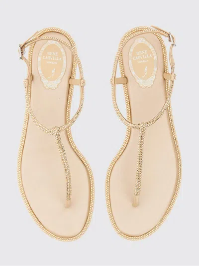 René Caovilla Diana Flip Flops Low Sandals With Crystals 10 Shoes In Grey