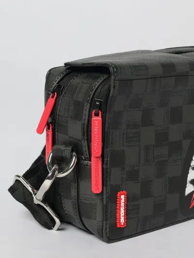 Sprayground Logo-patch Backpack In Black