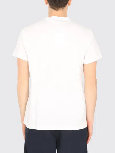 Aspesi Classic Crew-neck Short-sleeved T-shirt In White
