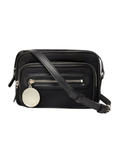 Stella Mccartney Dartmoor Econyl Crossbody Camera Bag In Black