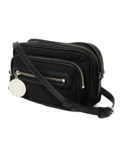 Stella Mccartney Dartmoor Econyl Crossbody Camera Bag In Black