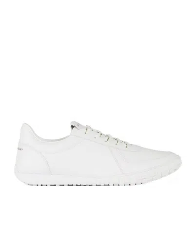 Givenchy Glide Leather Sneakers Low Top Rubber Sole In White