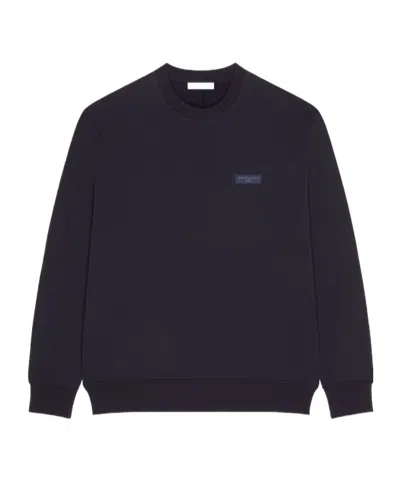 Givenchy Basic Cotton Crewneck Sweatshirt In Black