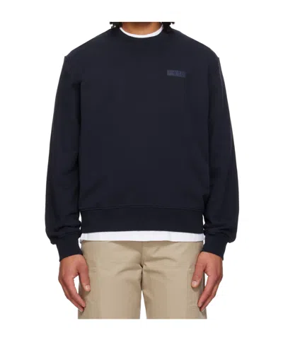 Givenchy Basic Cotton Crewneck Sweatshirt In Black
