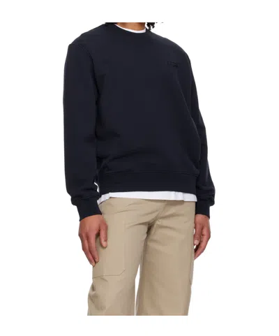 Givenchy Basic Cotton Crewneck Sweatshirt In Black