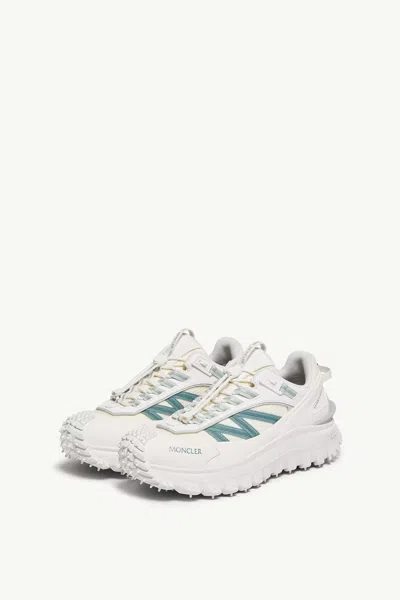 Moncler Trailgrip Low Top Technical Sneakers In White