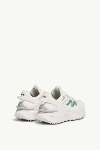 Moncler Trailgrip Low Top Technical Sneakers In White