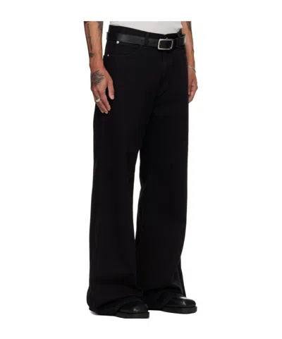 Lu'u Dan Belt Loop Jeans In Black