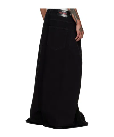 Lu'u Dan Maxi X Maxi X Maxi Belt Loop Jeans In Black