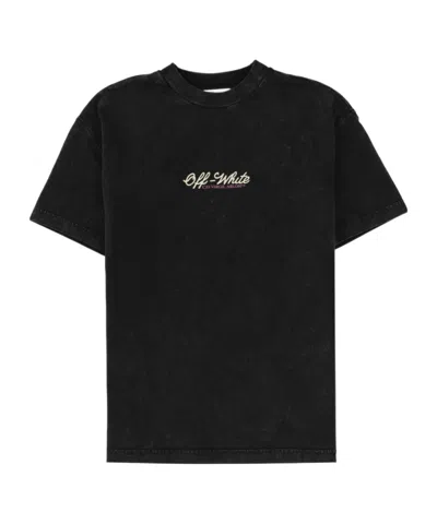 Off-white Relaxed Crown Emblem T-shirt In Black