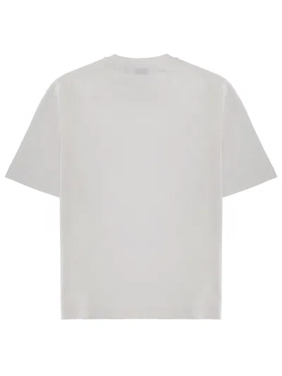 Off-white Graphic Print Crew Neck Short Sleeve T-shirt In White